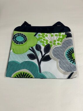 thirty-one Floral Tote Clutch in Green, Teal, Navy, Black